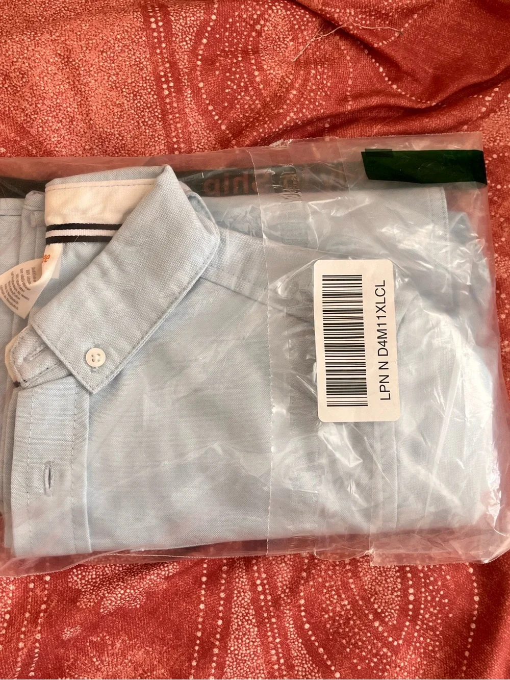 2 Gymboree Boys Blue Long Sleeved Button Down Oxford Uniform Shirts, NWT
